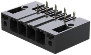 Connettore maschio Weidmüller SV brida di bloccaggio, THT 7.62mm 3L 270° 3.5mm