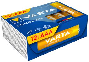 Batterie VARTA Consumer Longlife AAA Alkali-Mangan 1.5V Box à 12 Stück