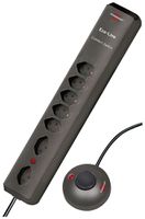 Presa multipla Eco-Line interruttore a pedale 4+2 90°×T13 2m H05VV-F 3×1.5mm² an