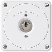 Contatto rotativo a chiave INC robusto bianco senza coperchio invertitore combi