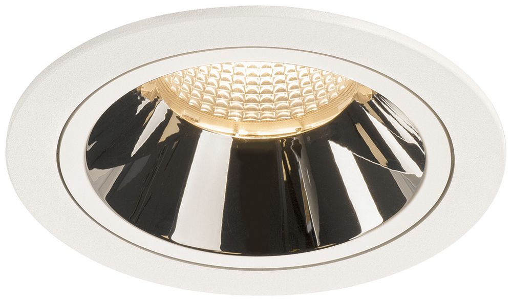 LED-Downlight SLV NUMINOS L 25.4W 2150lm 2700K 20° DIM Ø130×85mm ws/Cr