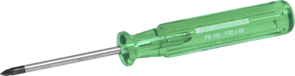 Tournevis cruciforme PB 192 Pozidriv PZ grd.0 60mm Ø4mm