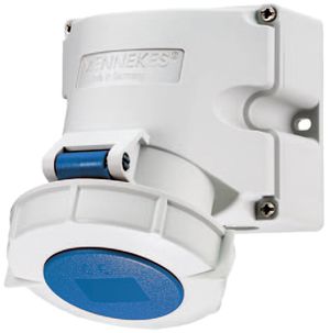 Presa AP CEE 16A 3P 6h 230V blu IP67 Mennekes