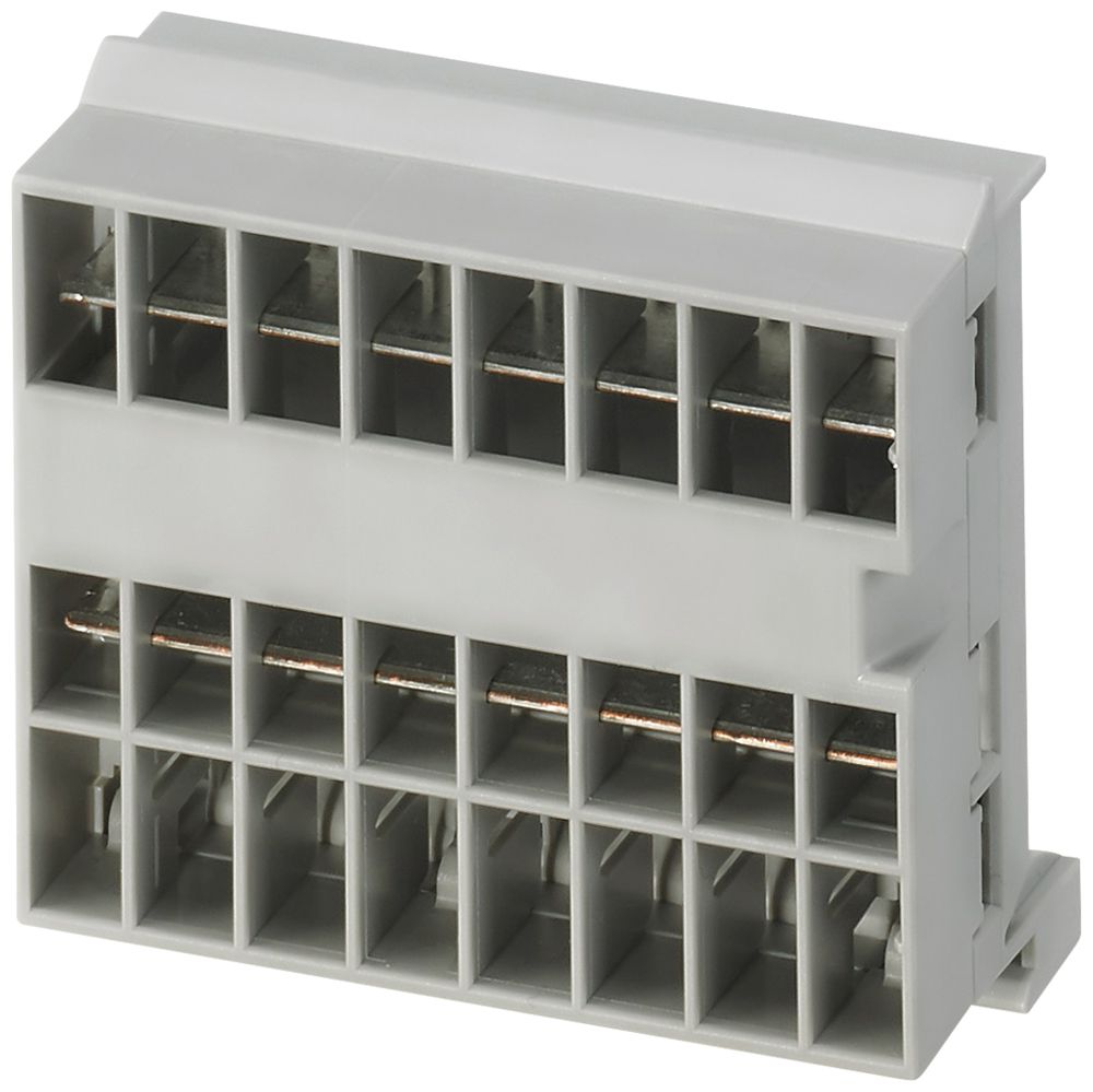 Stromschiene PX CAPAROC CR 8 49.4×44×22.5mm lichtgrau