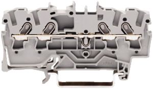 Durchgangsklemme WAGO TopJob-S 1.5mm² 4L grau Serie 2001