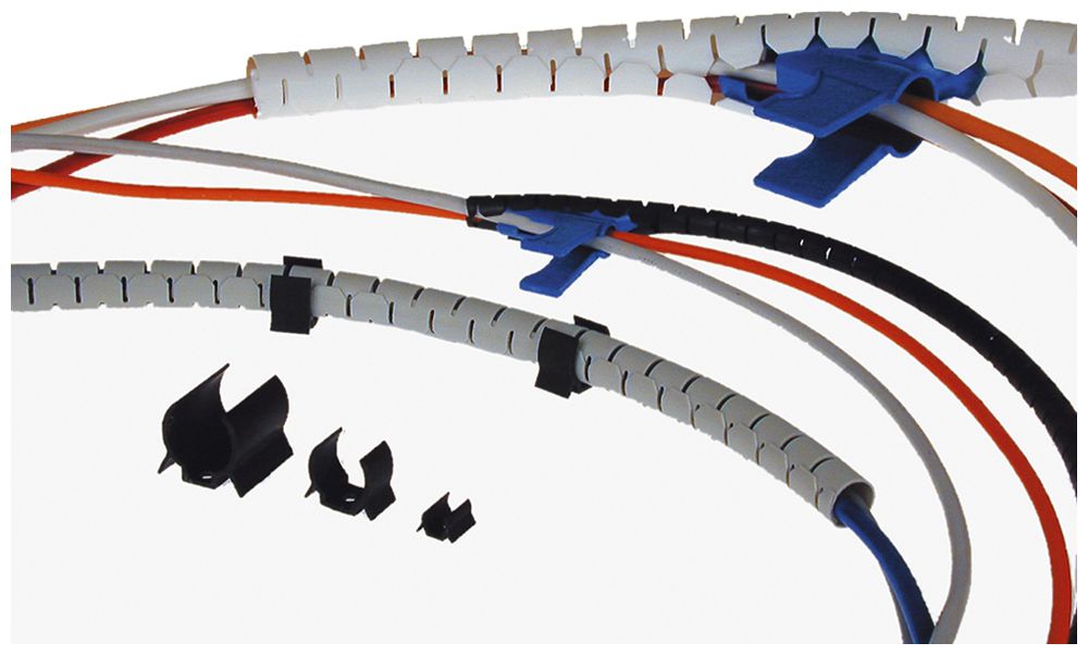 Tube flexible de protection PP 23mm noir