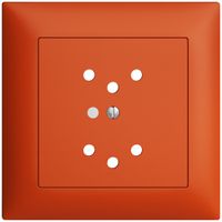 Kit frontale INC EDIZIOdue arancione 88×88mm 2×T12 con lente