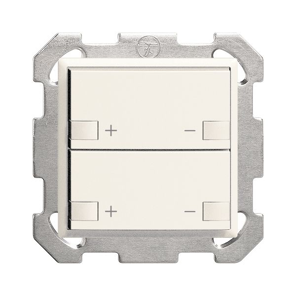 Variateur ENC ZEP 2c/2t stat. centrale-secondaire EDIZIOdue blanc