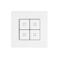 Commande pour poussoir scènes EDIZIO.liv Wiser SNAPFIX® 4 scènes 4T bc