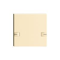 Tasto 1/1 KNX/elettronic.c.LED EDIZIOdue 2×comando simplice vanille