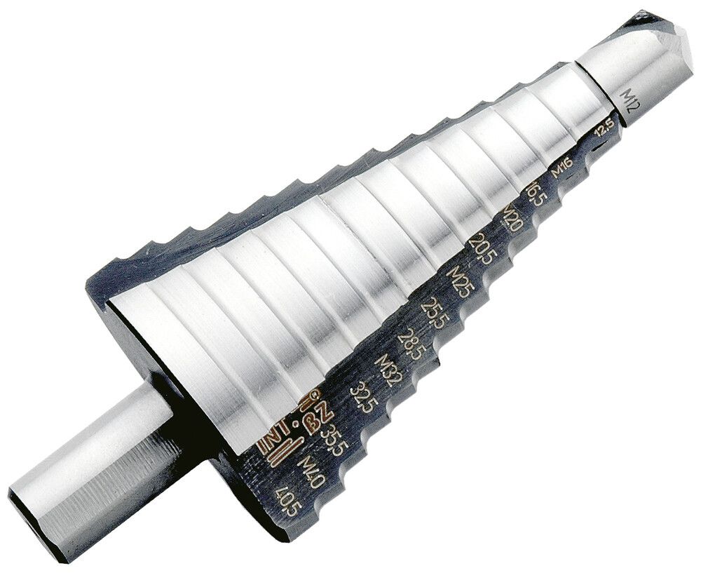 Punta multidiametro Intercable, HSS, conico, ISO 12…40