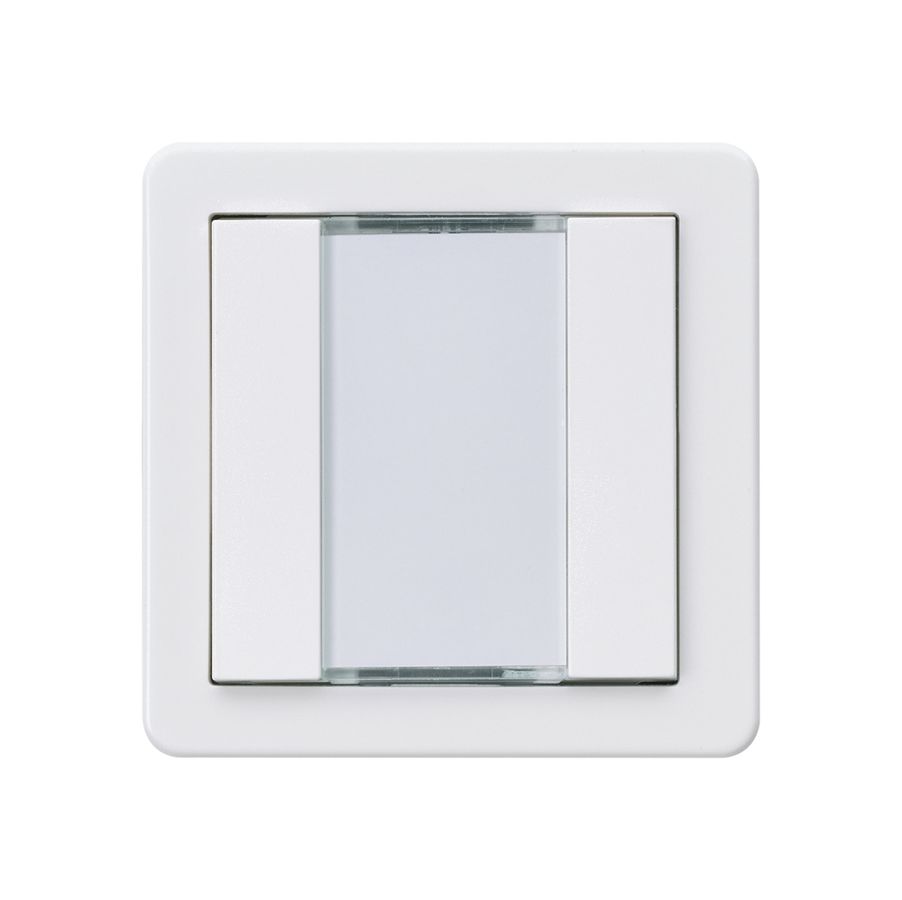 Taster Hager basico A KNX 2-fach weiss