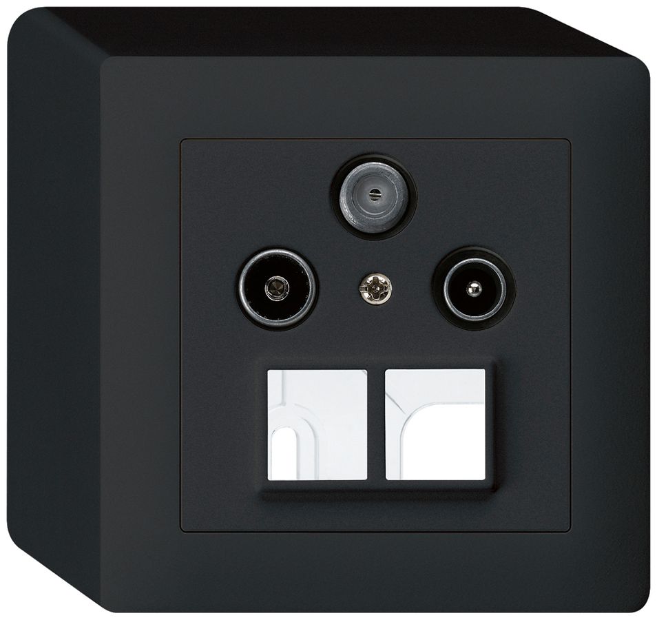 AP-Antennendose R/TV/SAT HMS kallysto schwarz