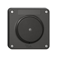 Sonnerie-Drucktaster bel.NEVO N.CO Namensschild, 16A, 230 VAC, schwarz