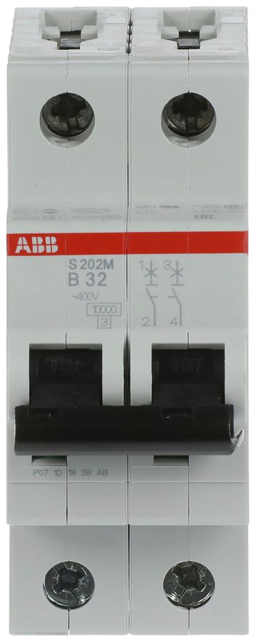 Disjoncteur ABB S202M-B32 32A B 10kA