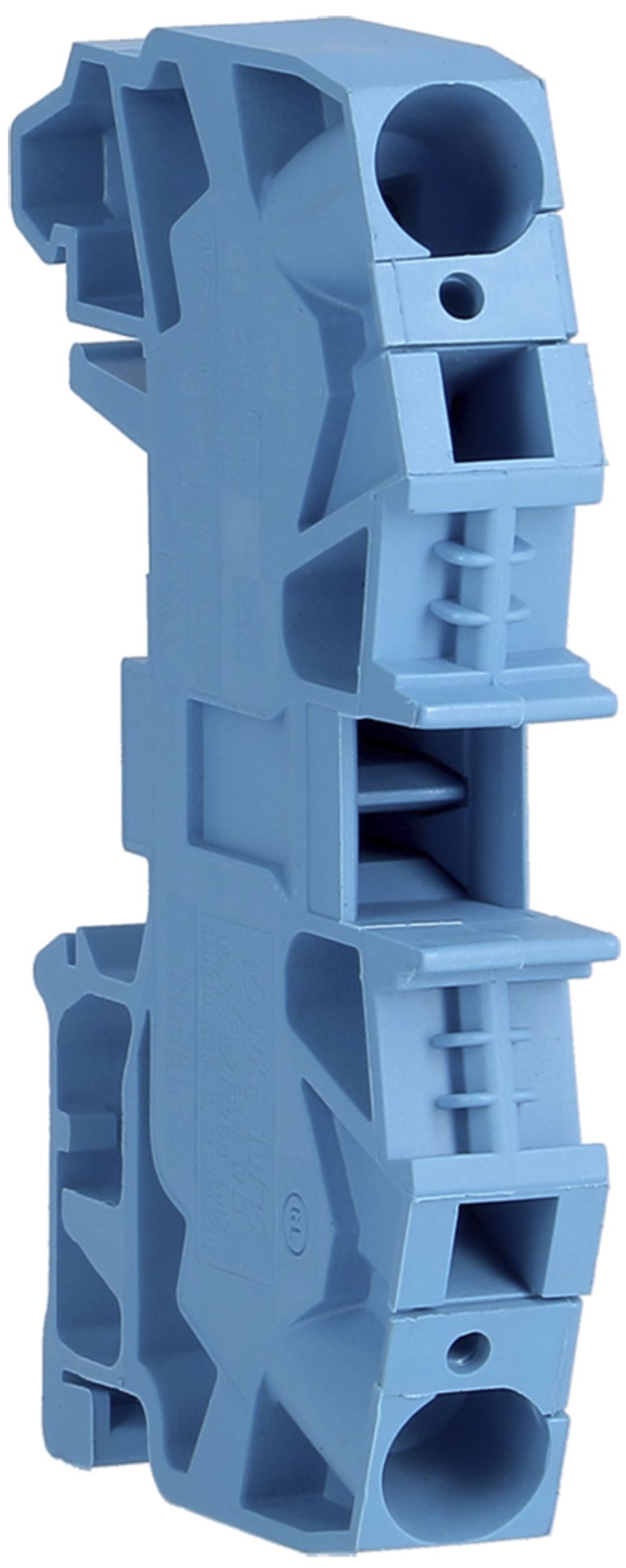 Borne de passage Hager 10mm², N, 800V/57A, enfichable, fermé