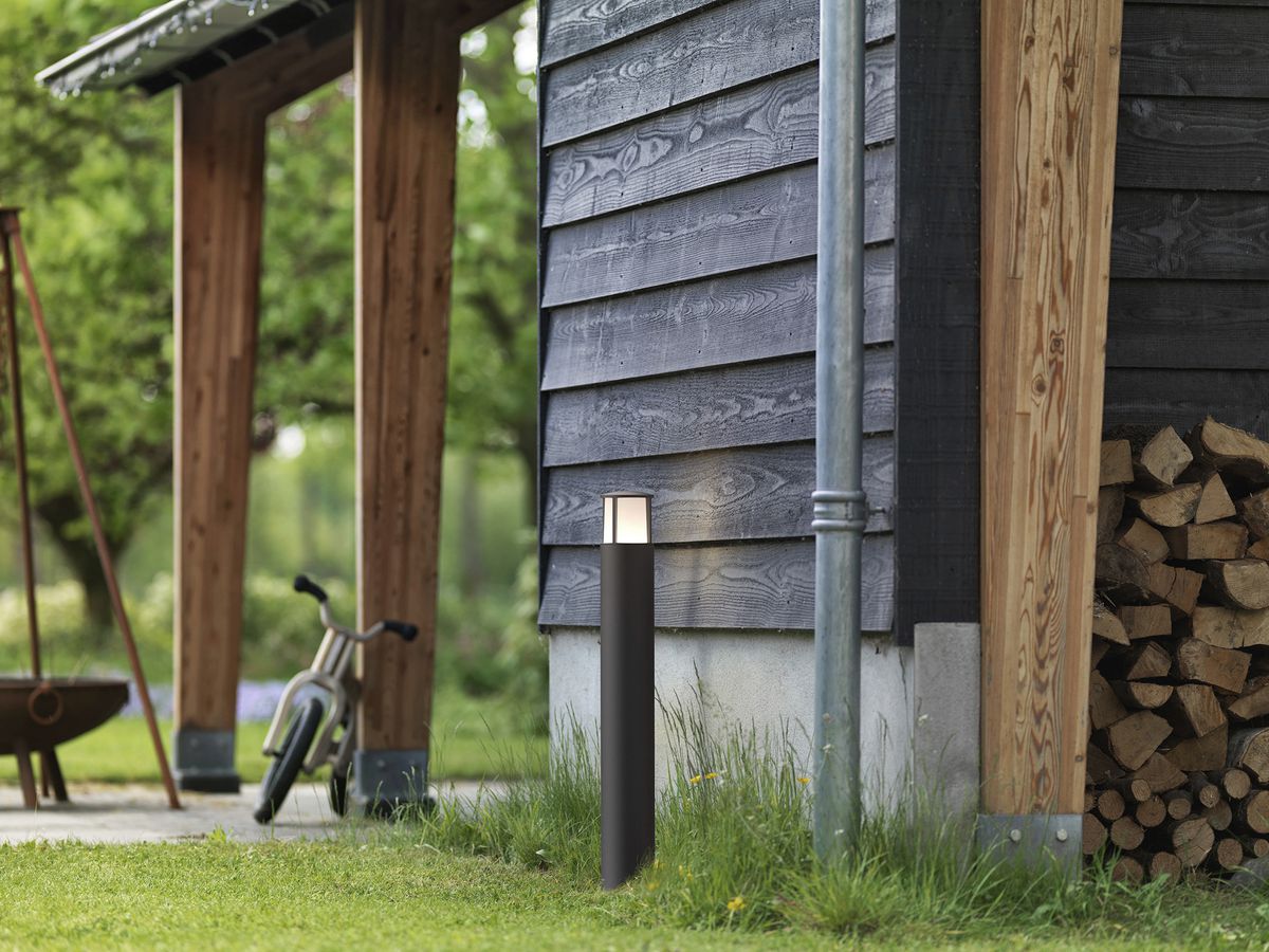 LED-Wegeleuchte Stock 6W 2700K 104×770×104mm IP44 anthrazit