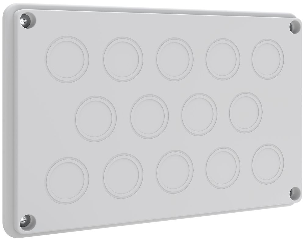 Plaque d'entrée de câble Schneider Electric Prisma XS 14×M32/25