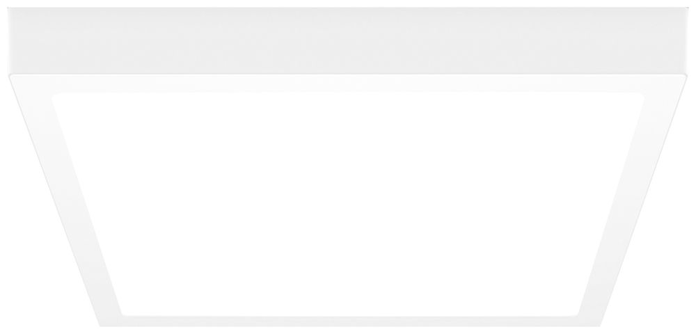 Downlight LED AP Philips Slim Surface 20W 2000lm 827 110° 285×285mm blanc