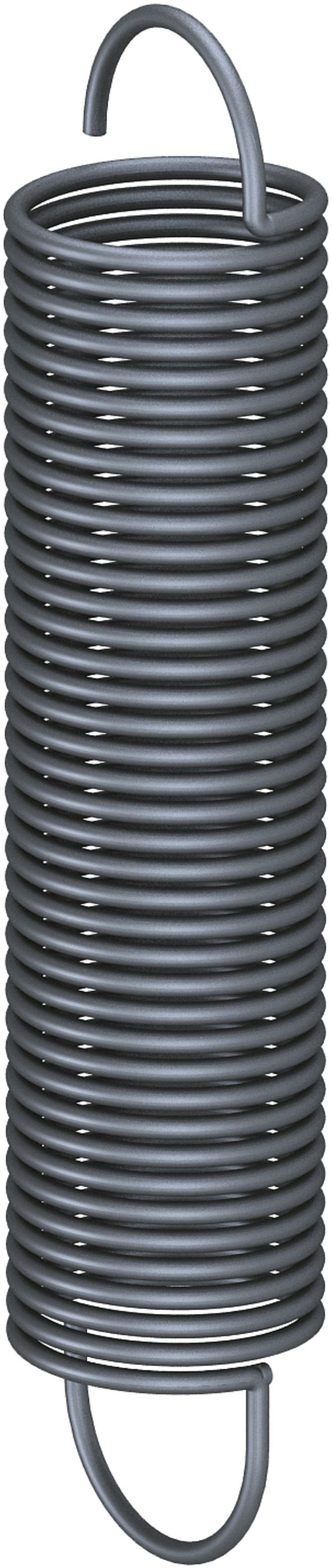 Zugfeder Bettermann, Länge=200+300mm, F=100N, A2