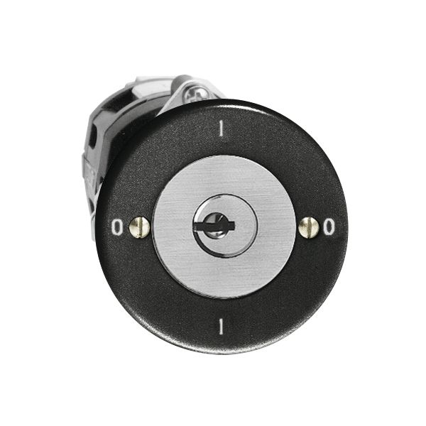 Drehschalter FH 0/1L schwarz mit Sicherheitsschloss