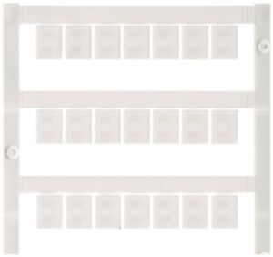 Klemmenmarkierer Weidmüller MultiFit 10×8mm Phoenix/Entrelec PA66 weiss