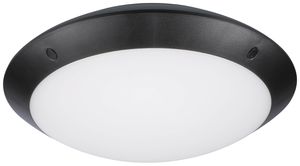 Plafoniera LED Sylvania START HF SEN 18W 1450lm 830 IP66 REG EM3h Ø350 nero