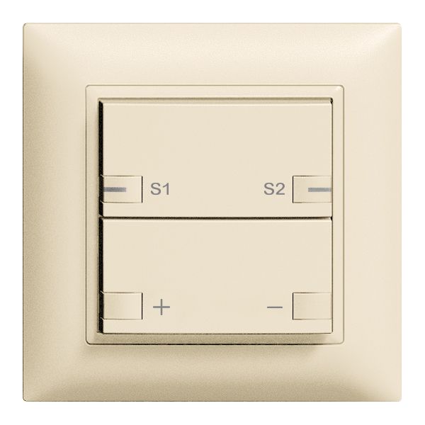 UP-Taster ZEP Universaldimmer Szene 1K/2T EDIZIOdue crema