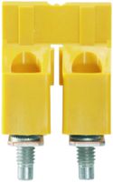 Connexion transversale Weidmüller WQV 16/2 vissé 2L pas 11.9mm isolé 101A jaune