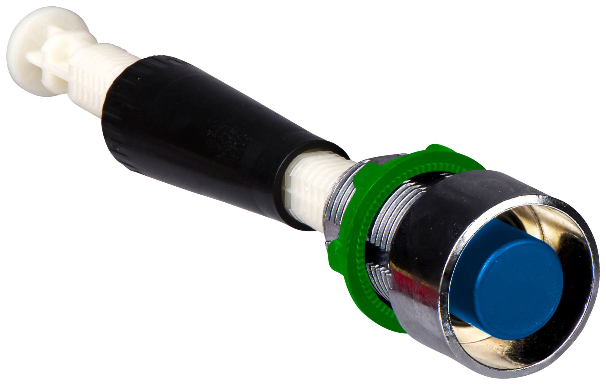 Poussoir de réinitialisation Harmony XB4 bleu Ø22.5mm plat