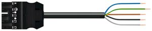 Anschlussleitung WINSTA MIDI 5×2.5mm² 20A 400V 8m Kod.A Stecker/frei schwarz