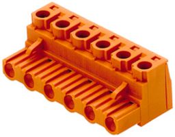 Buchsenstecker Weidmüller BLZ geschlossen 7.5mm 4L verzinnt orange