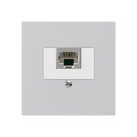 Einsatz zu Anschlussdose kallysto 1×RJ45s hellgrau