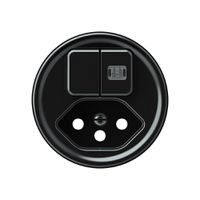 Frontset origin kombination Doppelknopf 1×beleuchtet + T13 60×60mm sz