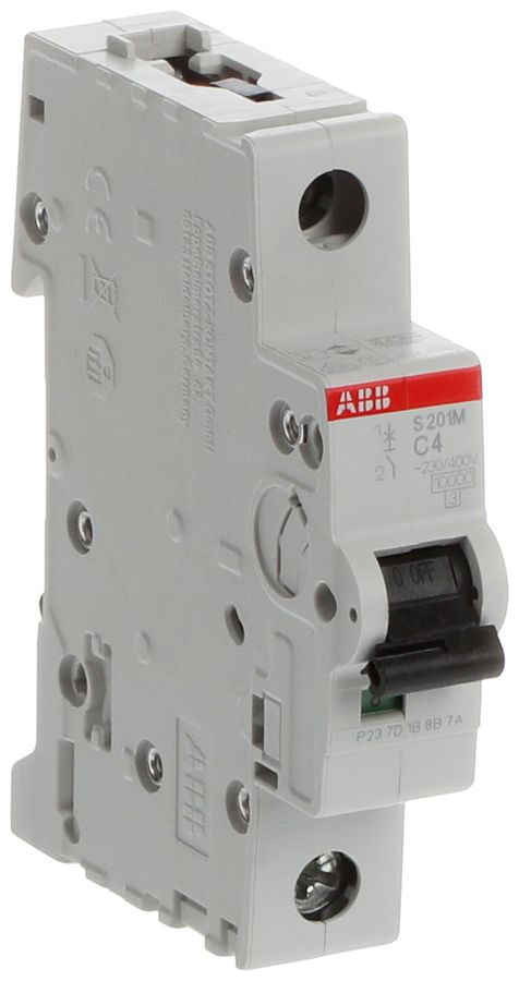 Leitungsschutzschalter ABB S201M-C4 4A C 10kA