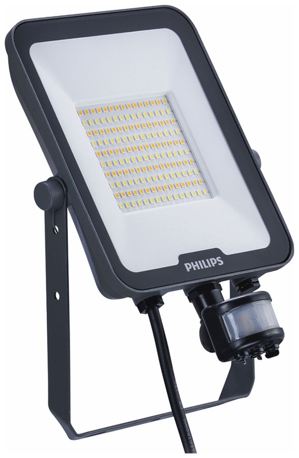 LED-Strahler Philips Ledinaire PIR SEN 50W 6000lm 830/840/865 IP65 110° 264×173