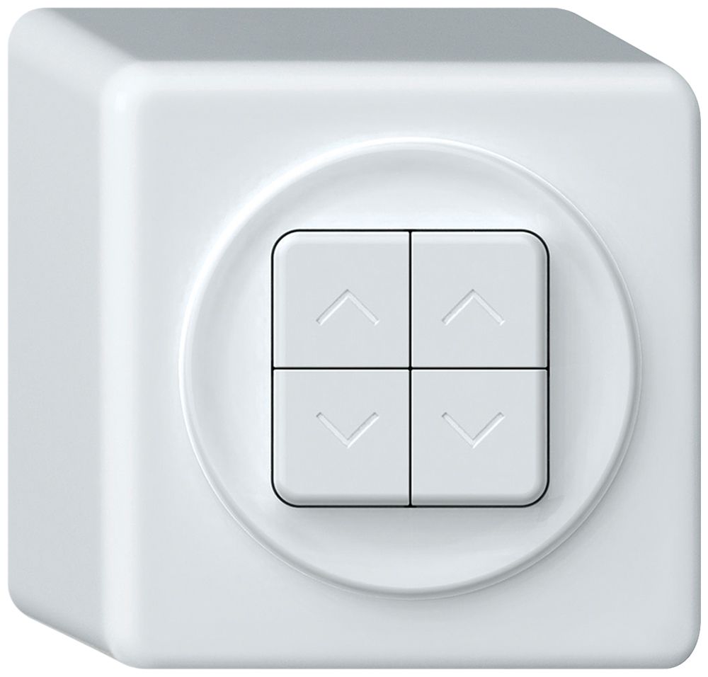 AP-Storentaster origin 2P 4×Tasten 88×88×54mm weiss