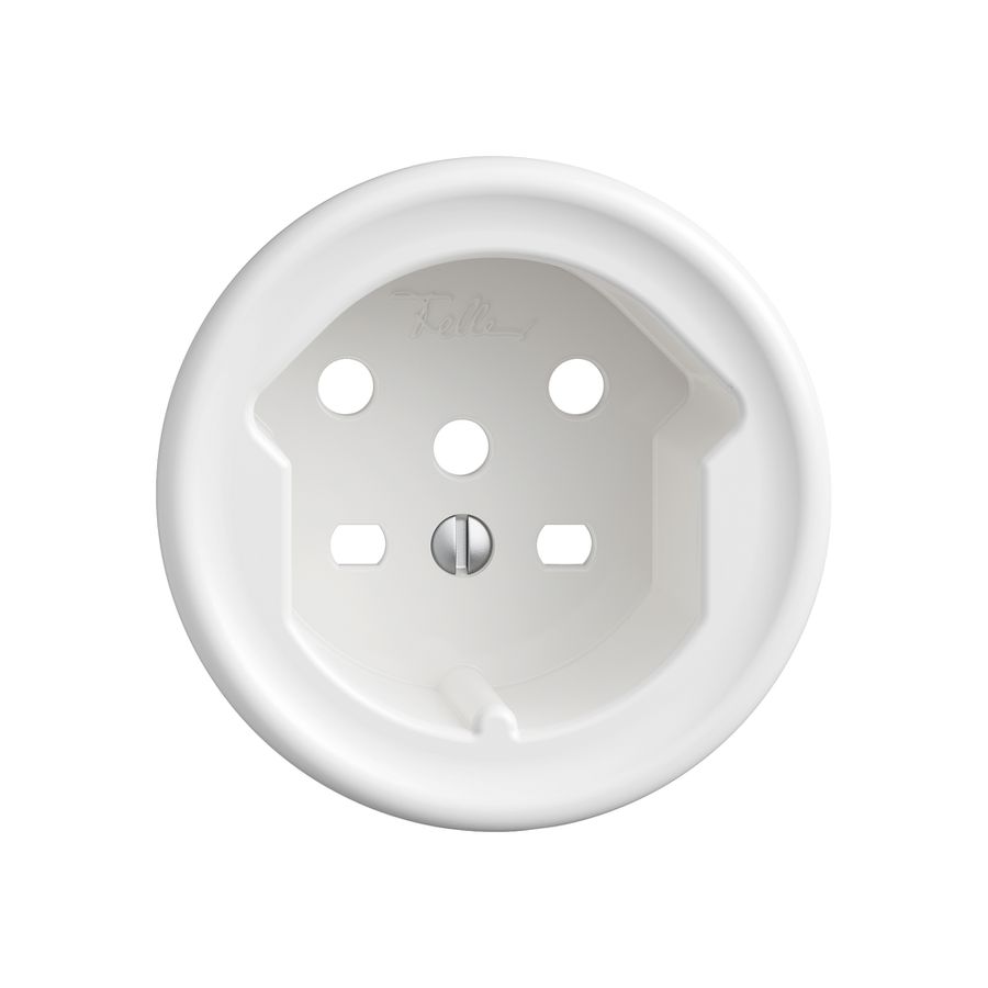 Montageset STANDARDdue SNAPFIX® für Steckdose T15 ws