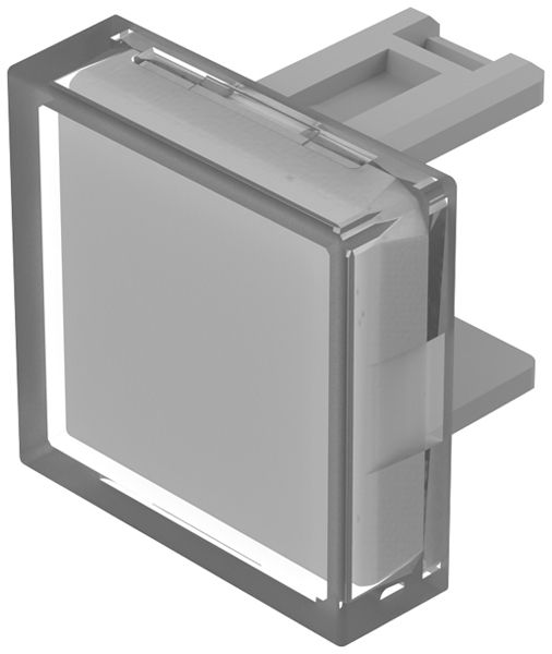 Druckhaube EAO31 15×15mm tansluzent, weiss