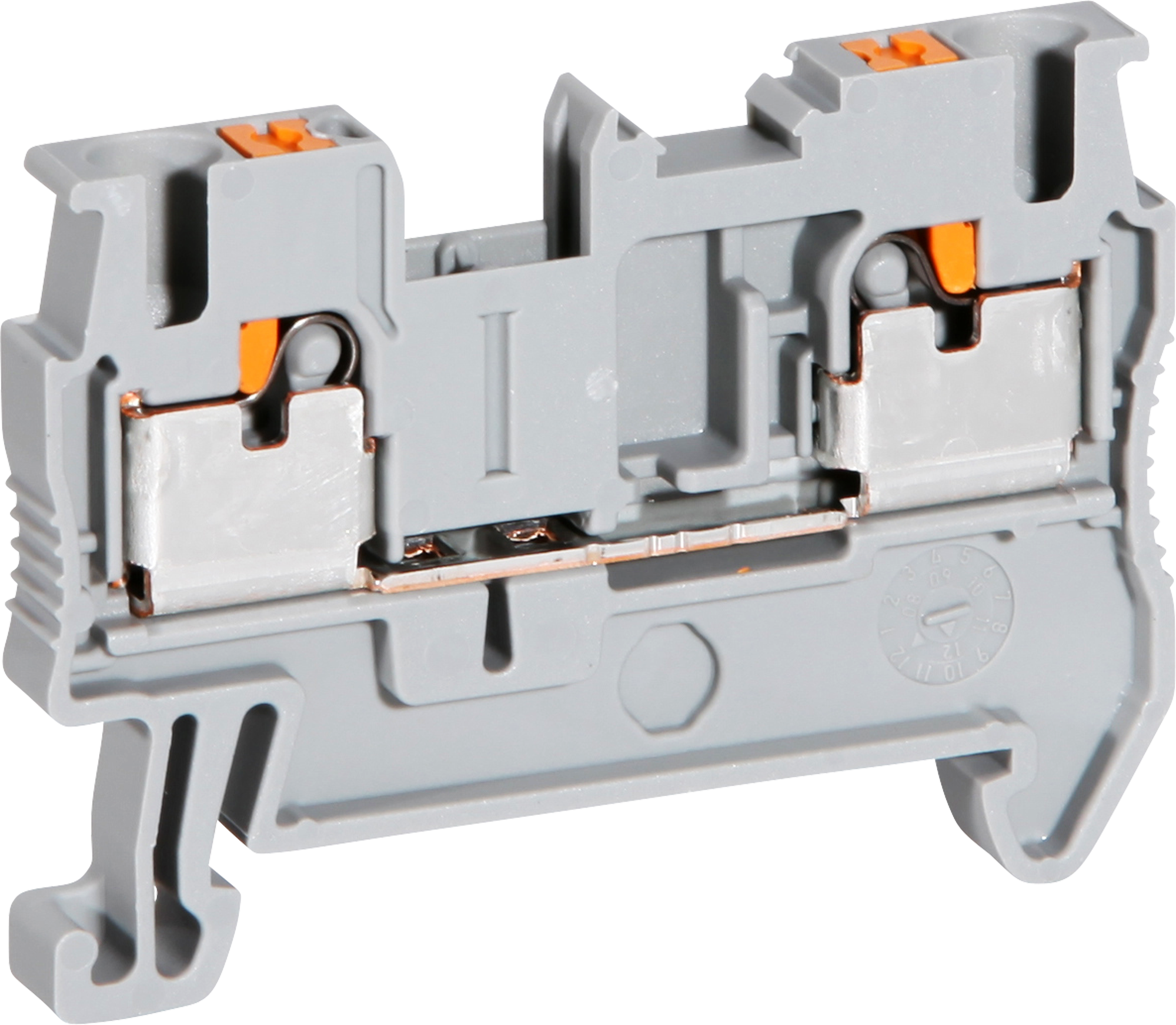 Borne Push-In 0.14…4mm² gris AWG26…12