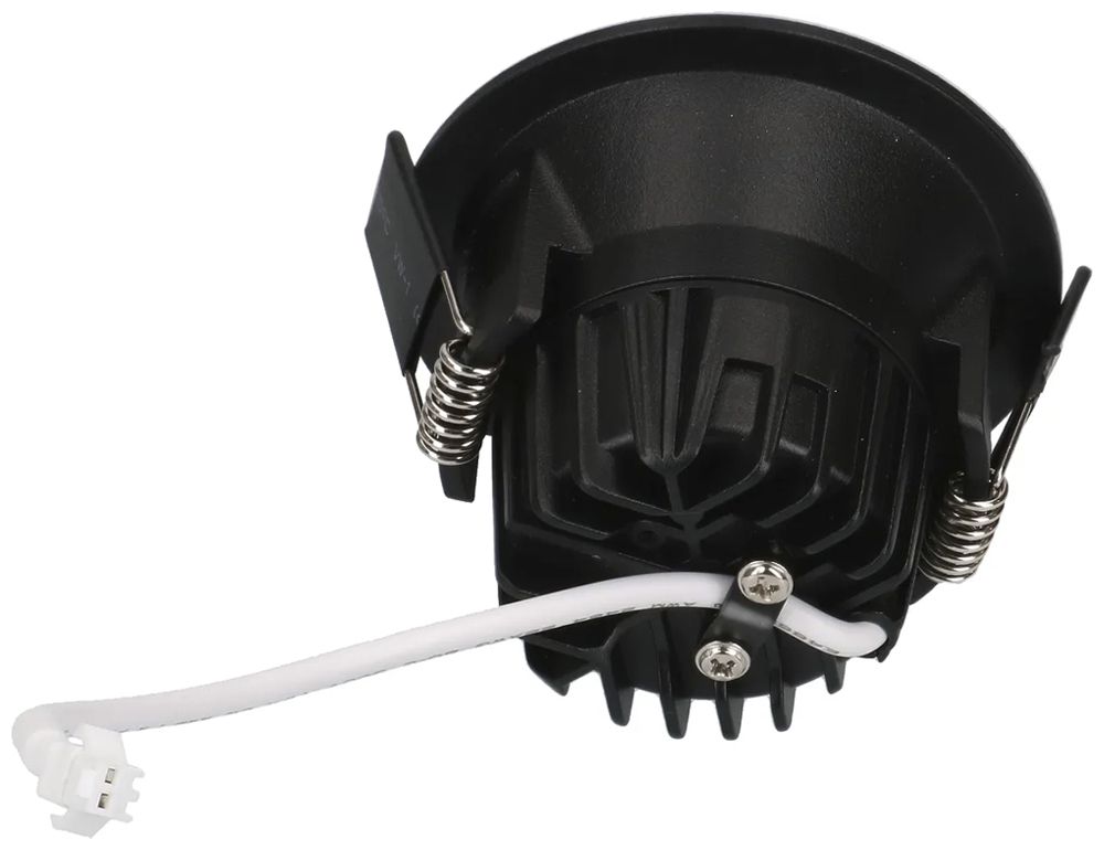 EB-LED-Spot maxLUCE ATMO 68 9W 700lm 3000K DALI DIM Ø79mm schwarz