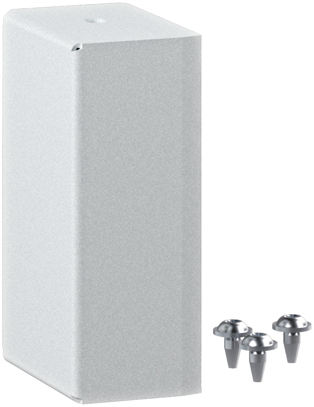 Embout de fermeture tehalit FWK-Plus 60×100mm blanc trafic