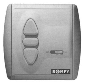 Commande ENC Somfy Centralis Uno IB VB, pour commande de groupe, 230VAC, blanc