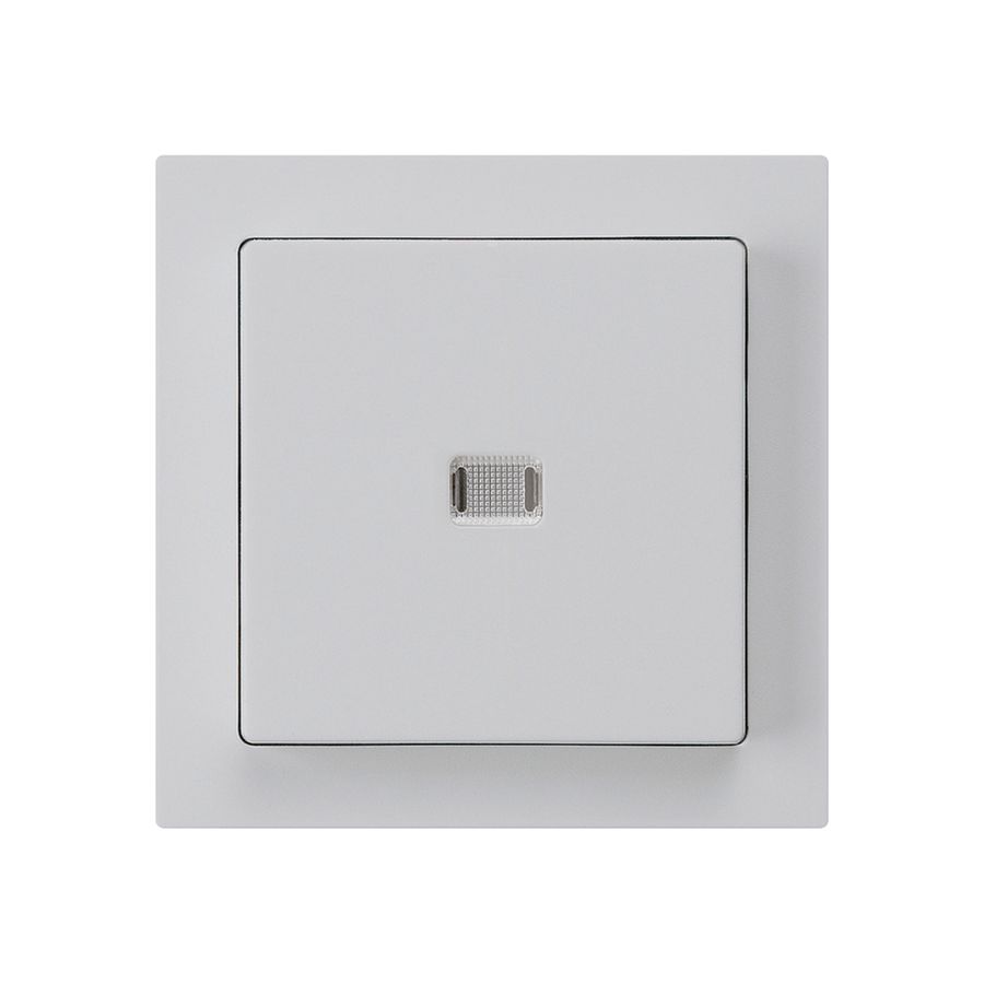 UP-Leuchtdruckschalter kallysto 6/1L hellgrau