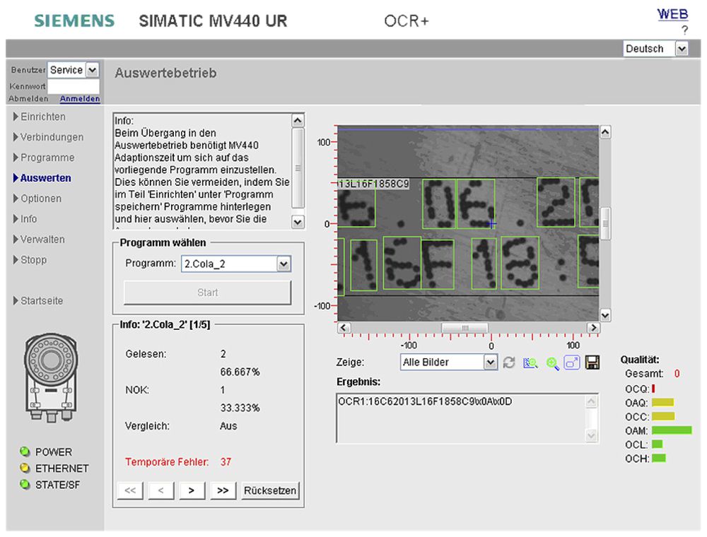 Software-Lizenz Siemens Text-Genius, OCR-Lizenz für MV440, USB-Stick