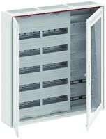 AP-Kleinverteiler ABB CA 35VMW, 3-Feld 5-reihig 120TE + Media, WiFi-Tür belüftet