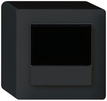 Termostato ambiente AP kallysto nero KNX s/e-link