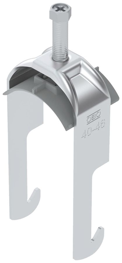 Fixation rapide BET 2056 pied à W matière synthétique 40…46mm 1×câble aluminium