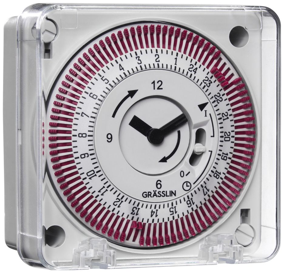 Timer analogico INS ELBRO tactic 211 E 110…230V 24h 15Min 16A