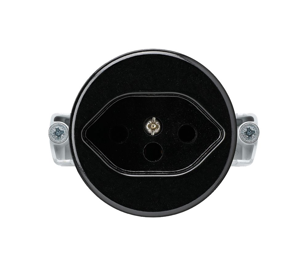 Insert pour prise ENC basico type 13 noir sans sécurité enfants